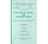 Pouvoir Et Droit En Afrique Noire (ebook)