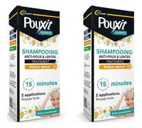 Pouxit Anti-Piojos & Liendres Champú Durazno 2x200 ml