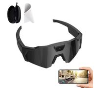 POV Baseball Sunglasses with Camera, 4K Video Camera Glasses, 2026 Upgrade Smart Glasses Audio Action for Men Women