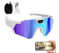 POV Baseball Sunglasses with Camera, 4K Video Camera Glasses, 2026 Upgrade Smart Glasses Audio Action for Men Women