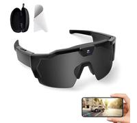 POV Baseball Sunglasses with Camera, 4K Video Camera Glasses, 2026 Upgrade Smart Glasses Audio Action for Men Women