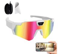 POV Baseball Sunglasses with Camera, 4K Video Camera Glasses, 2026 Upgrade Smart Glasses Audio Action for Men Women