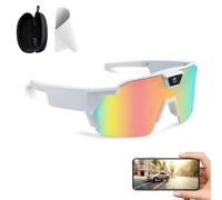 POV Baseball Sunglasses with Camera, 4K Video Camera Glasses, 2026 Upgrade Smart Glasses Audio Action for Men Women