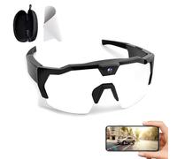POV Baseball Sunglasses with Camera, 4K Video Camera Glasses, 2026 Upgrade Smart Glasses Audio Action for Men Women