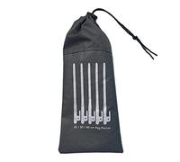 Povanjer Bolsa para piquetas de tienda de campaña | Bolsa de almacenamiento para piquetas de tienda de campaña de tela Oxford | Accesorios de tienda de campaña bolsa de almacenamiento de clavos de