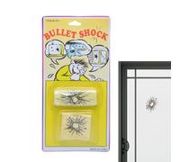 Povanjer Calcomanías de Agujero de para vehículos para decoración de Ventanas automotrices - Balas Falsas ultrarealistas, Pegatinas para Coche Divertidas, Autoadhesivas