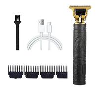 Povanjer Cortadoras de Barbero | Cortadora de Barba Recargable,Cortacésped Inalámbrico para Cortar y Asear el Cabello de los Hombres, Herramienta de corte de pelo eléctrica en casa