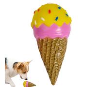 Povanjer Juguetes para masticar para perros,Juguetes para masticar para perros | Mascador de helados para cachorros - Juguetes para masticar chirriantes para mascotas en forma de comida, Juguetes para