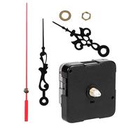 Povanjer - Kit de Agujas y Motor de Reloj, reemplazo de Movimiento de Reloj, Kit de fabricación de Reloj, reemplazo de Movimiento de Reloj de Pared con Gancho, Kit de Agujas de Reloj