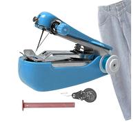 Povanjer Máquinas de Coser a Mano, pequeña máquina de Coser - Dispositivo de Costura eléctrico | Máquina de Coser eléctrica Manual Resistente al Calor para reparación y Viajes de