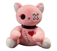 Povanjer Peluche de Conejito Espeluznante, Peluche de Conejito Encantador y abrazable, Goth Halloween Terrible muñeco de Peluche, Almohada de Conejo de Pascua, Regalo de cumpleaños de