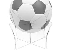 Povanjer Soporte de acrílico para balones Deportivos - Expositor Transparente para balones Deportivos | Expositor para Bolas de Voleibol para balones de fútbol de Baloncesto