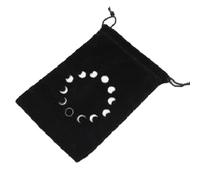 Povanjer Tarot Bolsa de Transporte de de Terciopelo Bolsa de Transporte, Bolsa de adivinación para Guardar Joyas, Cristales, Tarjetas de Tarot, Dados, Piedras, a, Refer to, Unisex