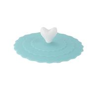 Povanjer Topper per Tazza in Silicone,Coperchi in Silicone Alla con Clip D'Amore - Versatili coperchio per Tazze da caffè per Viaggi, Sursioni, Camping, Sport e attività all'aperto.