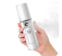 Povanjer Vaporizador Facial Nanoes - Mini nebulizador práctico | Máquina de Cuidado de la Piel Práctica Recargable por USB de Spray Facial para Hidratar la Cara, Maquillaje Diario Nanoes