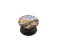 Poverty Beach, Cabo Local May Shore, Océano Atlántico, NJ USA PopSockets PopGrip Adhesivo