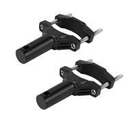 Povhhee 2 unidades de soporte universal para parachoques de motocicleta, faros, faros, extensiones, barras de bastidor, soporte de