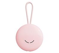 Povhhee Cepillo de dientes desinfectante - Fundas antibacterianas para cepillos de dientes con luz y turbofan, rosa