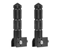 povtii 2 piquetas plegables para motocicleta, reposapiés de pasajero de motocicleta eléctrica de 90 grados, soportes universales plegables para estriberas de pasajeros de 8 mm (negro)