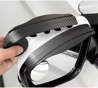 POVVFRTY Espejo retrovisor for Coche, con Forma de ceja, pequeño y Redondo, Reflector Integrado, for Punto Ciego, Marcha atrás, un par
