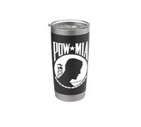 POW MIA Vietnam Vet Prisionero de Guerra Vaso térmico de acero inoxidable de doble pared