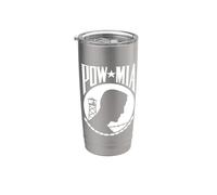 POW MIA Vietnam Vet Prisionero de Guerra Vaso térmico de acero inoxidable de doble pared