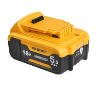 Powarobor DCB184 18 V 5,5 Ah Batería de Repuesto de Ion de Litio de Compatible con Dewalt 18V Herramientas eléctricas