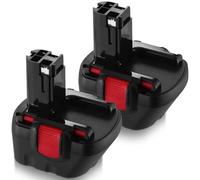 Powayup 2 Piezas Repuesto para Bosch Batería 12V 3600mAh NI-MH Batería BAT043 BAT045 BAT046 BAT048 BAT049 BAT120 2607335692 2607335262 para Bosch 12V Batería GSB 12VE-2 GSR 12VE-2 PSB