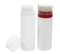 Powder Box with Puff Travel Empty Powder Puff Bottle Multi-Purpose Dry Powder Bottle Perfect for Business Trips Home Work Area and Travel Convenient Cosmetic Storage and Application Solution
