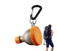 Powder Container, Leak-Proof Storage, 2.6x1.97 Inches Funnel with Keychain, Sturdy Airtight Shell, Portable Supplement Jar with Sporty Style, Fitness Gear for Gym & Travel