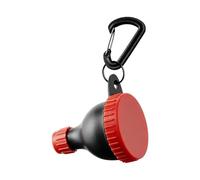 Powder Container, Leak-Proof Storage, 2.6x1.97 Inches Funnel with Keychain, Sturdy Airtight Shell, Portable Supplement Jar with Sporty Style, Fitness Gear for Gym & Travel
