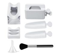 Powder Dip Mate - Bandeja de purpurina para uñas, herramienta de reciclaje de capas | Bandeja de polvo de inmersión de uñas para decoración de manicura de salón, contenedor de purpurina para arte de