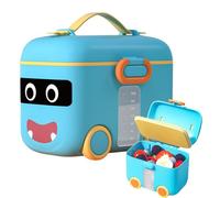 Powder Formula Dispenser, Car-Shaped Milk Powder Container With Carry Handle, Portable Storage, Perfect For Baby Formula Sugar Cocoa Pounce, Ideal For Travel Outdoor Diaper Bags Use