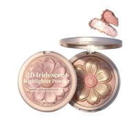 Powder Highlighter Makeup, Glitter Balm Aid, 3.5g Contour Base with Safety, Flower Art Cosmetic Tool with Comfort, Modern Beauty Design Style, Accessory for Women Lady Mother Wife Ch ace Eye Daily
