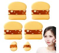 Powder Puff, 6-Piece Soft Makeup Blending Sponge Set Contouring Setting, Dry and Wet Use Beauty Tools for Foundation, Concealer, Bb Cream, Cc Cream, Blush Application