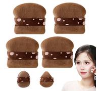 Powder Puff to Face, Makeup Blending Puff Contouring, 6 Pieces Soft Dry and Wet Use Sponges for Setting Powders, Concealer, BB Cream, CC Creams, Foundation, Blush