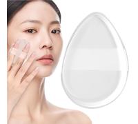 Powder Puff, Transparent Makeup Sponge, Mini Dry and Wet Blender Concealer, Blush, Foundation, Reutilizable Tool, Great for Women/Girls, Soft, Compacto, Travel Friendly for Daily Use
