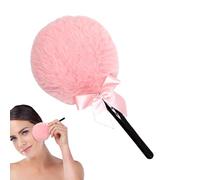Powder Puff with Handle, Lollipop Dust Powder, Soft Marshmallow Grip, Velvet Texture Gentle Application, Makeup Dusting Applicator for Home, Salon, Women and Girls