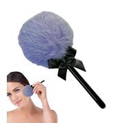 Powder Puff with Handle - Lollipop Powder Puff | Plush Velvet Makeup PowderPuff | Makeup Tool with Handle Dusting Applicator for Women Girls Sensitive Skin Daily Use Travel Work Date Face