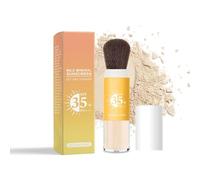 Powder Sunscreen, SPF35 Sunblock, Hydrating Blend with Quick Absorption, Beauty Cosmetic Aid with Smooth Texture, Personal Care Product, Daily Utility for Women Men Vacation Travel Summer Festival