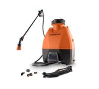 POWDPG80460-20V Power Power Power - Pulverizador de espalda con batería de doble potencia, 6 bares de presión y flujo de 1500 ml/min, capacidad de 16 litros, 4 boquillas incluidas, herramientas de