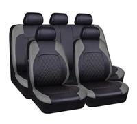 POWEC 5Seats Fundas Asientos Coche Cuero, para Toyota Hilux 2009-2018 2019 2020 2021 2022 2023 Impermeables Juegos De Cubreasientos Interior Accesorios,B