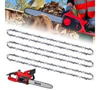 Poweka - Cadenas de sierra de poste para barra de 25 cm, 40 eslabones compatibles con Husqvarna, Mac Allister, McCulloch, Ryobi, Sterwins, Bosch, 4 unidades