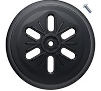 Poweka Disco de lijado con tornillo de 150 mm (6") | Compatible con Bosch GEX 150/150 AC/PEX 15 AE/GEX 150 Turbo | Almohadilla de goma suave de repuesto para lijado y pulido suave