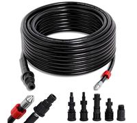 Poweka Manguera de limpieza de tuberías 20m,5 Adaptador 180bar 60°C Juego de limpieza de tuberías para Kärcher,Lavor,Interpump,Bosch