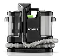 Powell Limpiador de Alfombras 450W - Aspiradora de Inyección y Extracción 13000PA, Depósito 1,8L, Para Tapicerías, Alfombras, Sofás y Coche - Cable 5m, Ligero 3,5kg, Negro