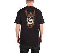 Powell Peralta Andy Anderson Skull Camiseta S/S Algodón Negro Talla M-XXL