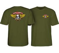 Powell Peralta Camiseta Winged Ripper Verde XL (X-Large)