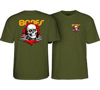 Powell Peralta Camiseta Ripper, verde militar '2', talla M