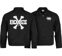 Powell Peralta Chaqueta Cross Bones, color negro, talla L
